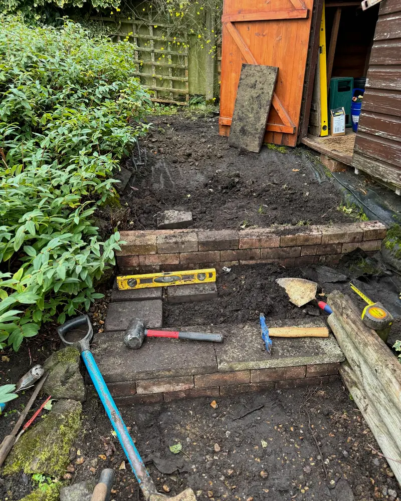 Tidy, trimmed and well kept garden